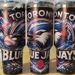 Toronto Blue Jays Stainless Travel Tumbler - Team Logo